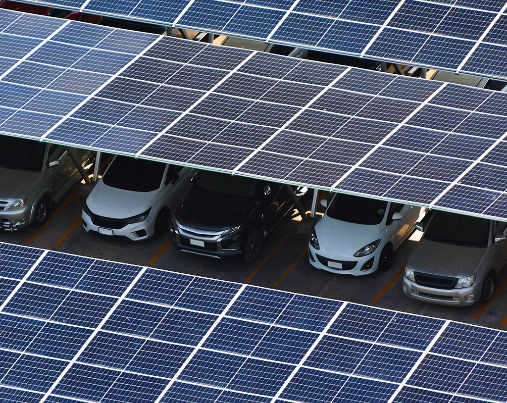 Minőségi carport napelemes rendszerrel